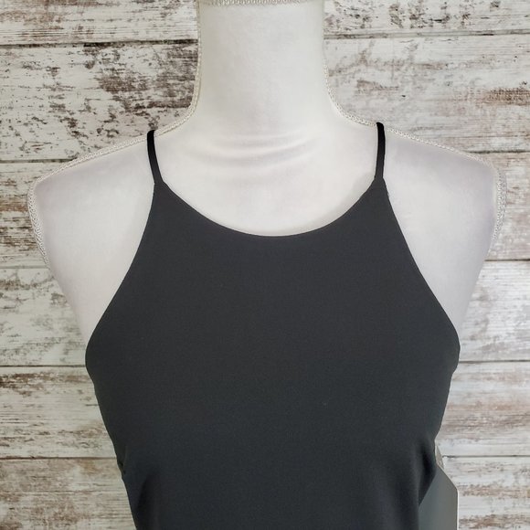 LOVE, NICKIE LEW Black Scalloped Hem Mini Dress - Picture 5 of 12